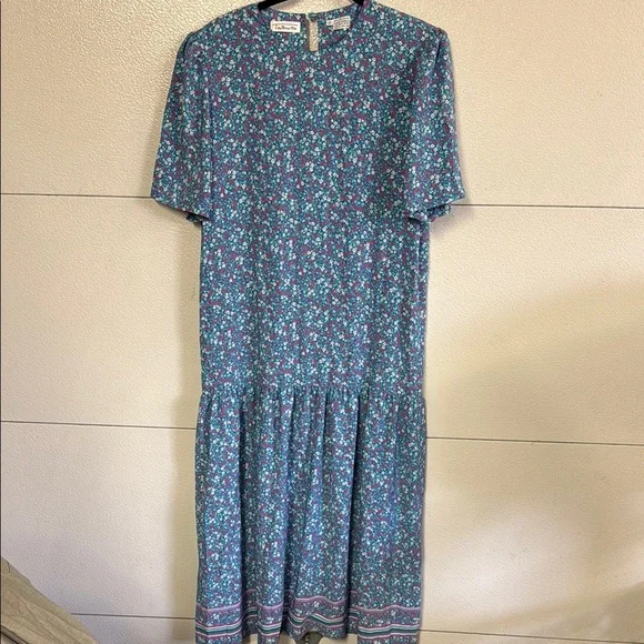 flowered talbots maxi resses - Picture 1 of 8